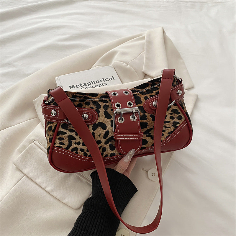 Women Leopard-Print Elegant Shoulder Bag