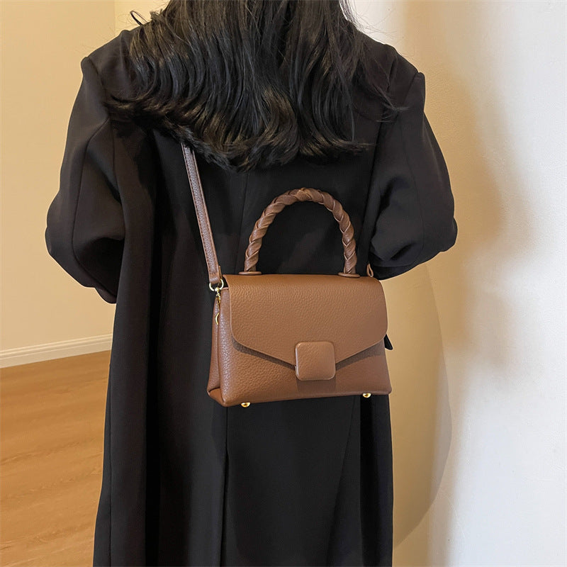 حقائب نسائية جديدة رائجة لخريف وشتاء 2023 عبر الحدود، حقيبة كتف بسيطة، حقيبة مربعة صغيرة متعددة الاستخدامات