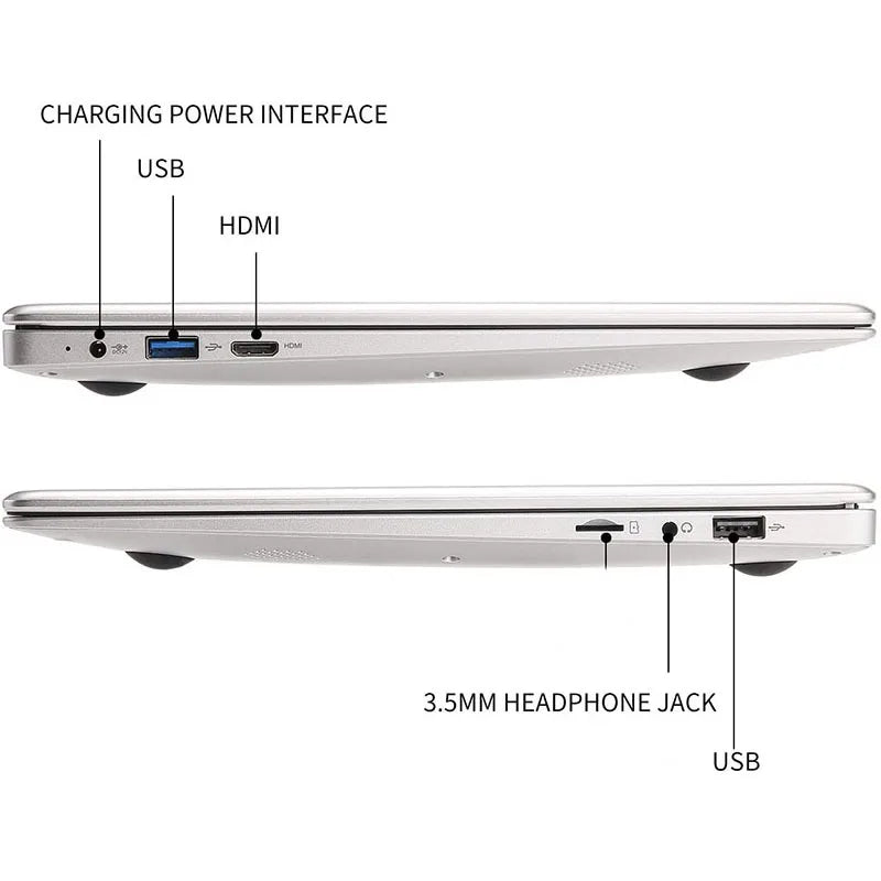 Molosuper 14 inch Cheap Notebook Windows 10 6GB RAM 192GB/ 64GB SSD Student Laptop portable laptops Wifi Computer