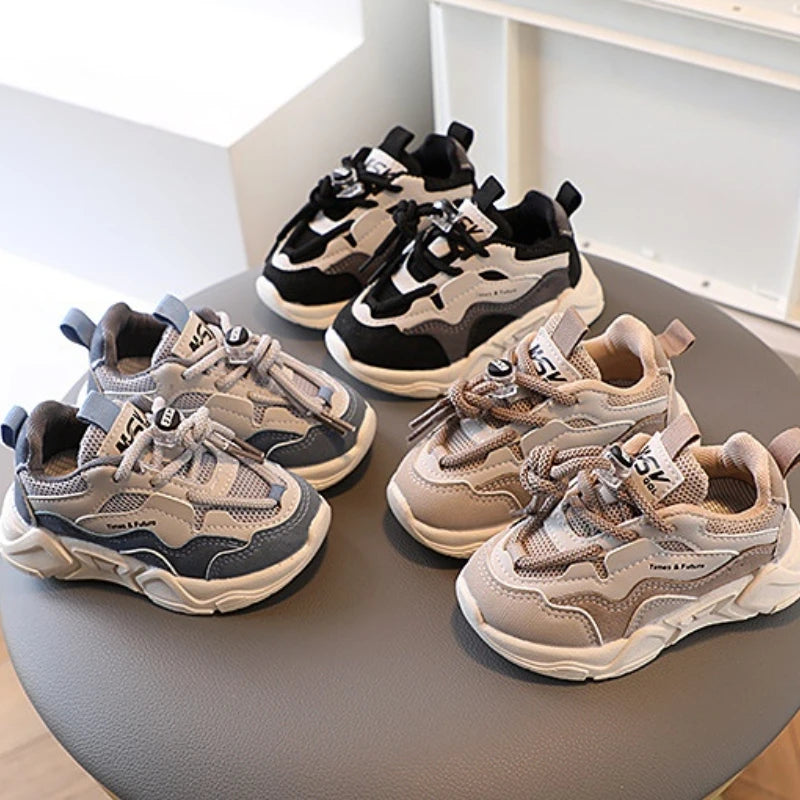 أحذية أطفال ربيعية جديدة للأطفال من عمر 1 إلى 6 سنوات أحذية رياضية للأولاد أحذية شبكية قابلة للتنفس للبنات أحذية أطفال صغار أنيقة