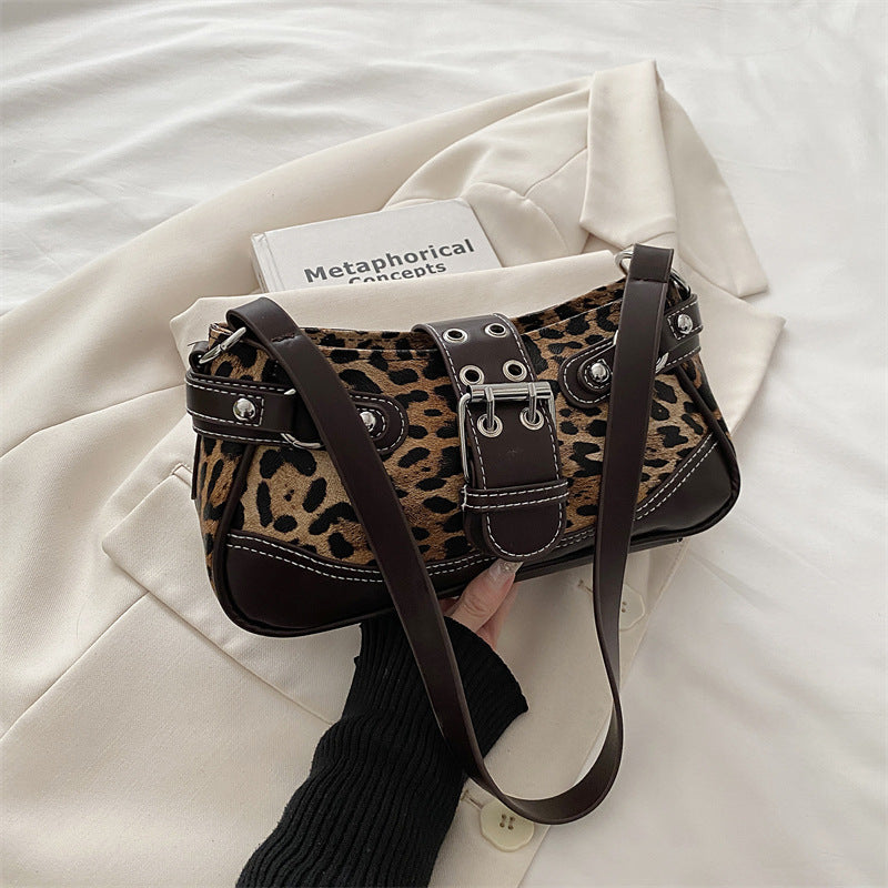 Women Leopard-Print Elegant Shoulder Bag