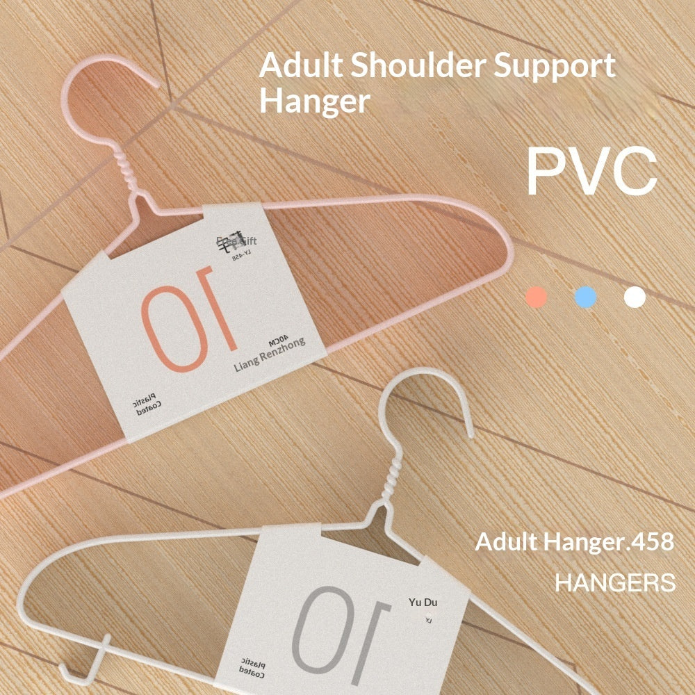 Sturdy Seamless Clothes Hangers For Adults Household Drying Rack