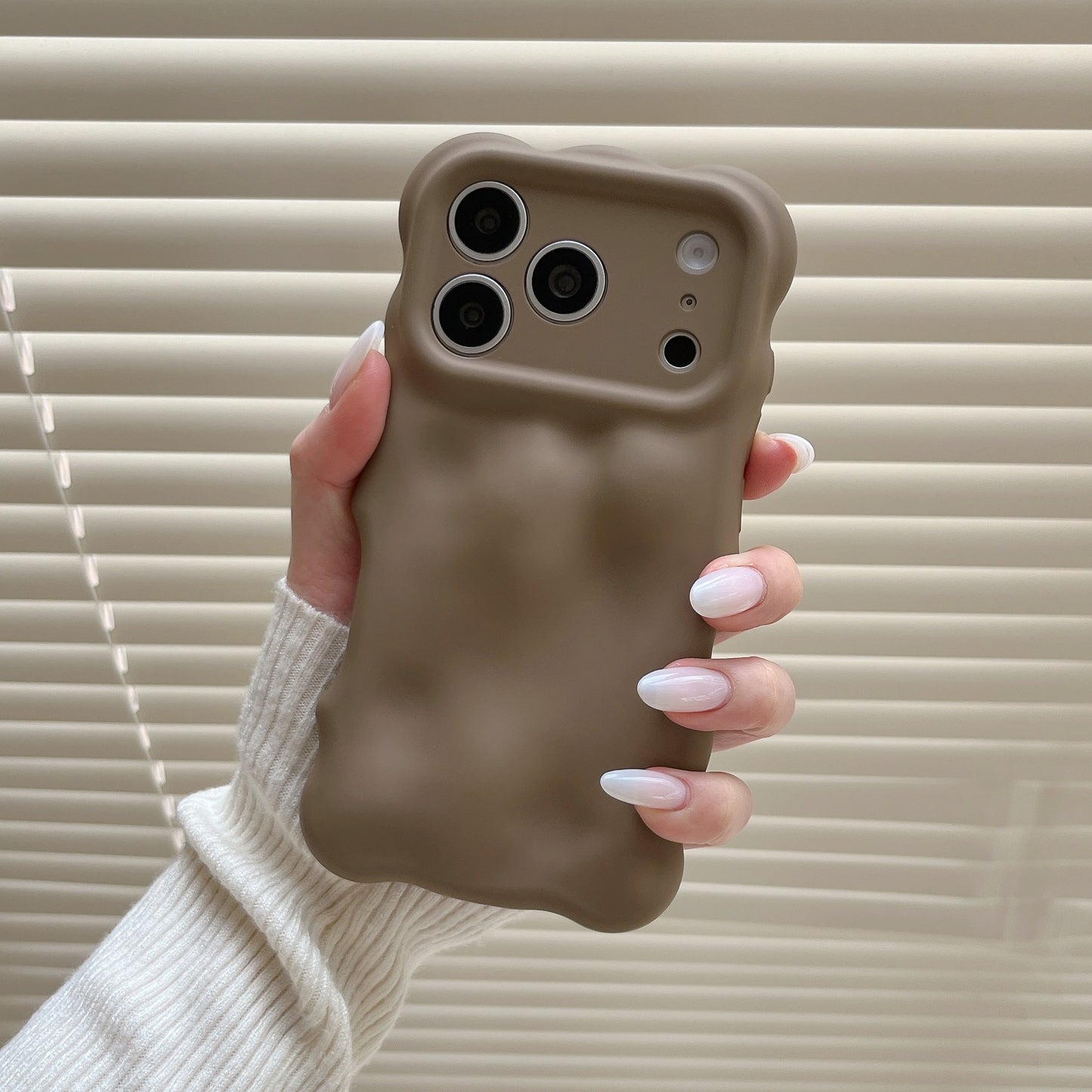 3D Meteorite Wave Case Compatible with iPhone