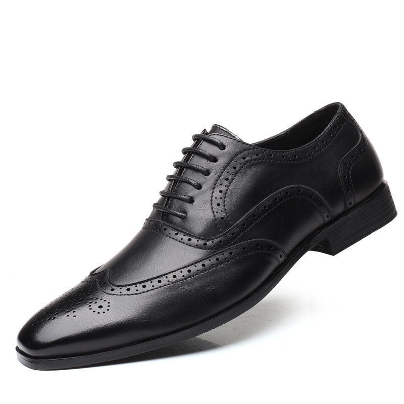 Men's Classic Leather Oxford Dress Shoes