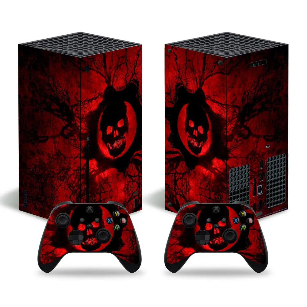 Skin Sticker Decal Cover for Xbox Series X Console and 2 Controllers Xbox Series X Skin Sticker Vinyl