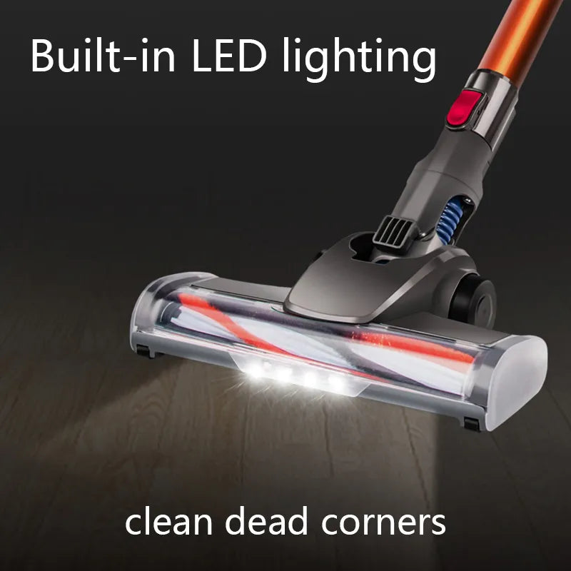 Wireless Handheld Vacuum Cleaner 20kPa Powerful Suction 150W Dual Motor LED Lighting Electric Sweeper Cordless Home Dust Cleaner