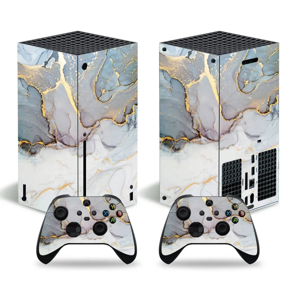 Skin Sticker Decal Cover for Xbox Series X Console and 2 Controllers Xbox Series X Skin Sticker Vinyl