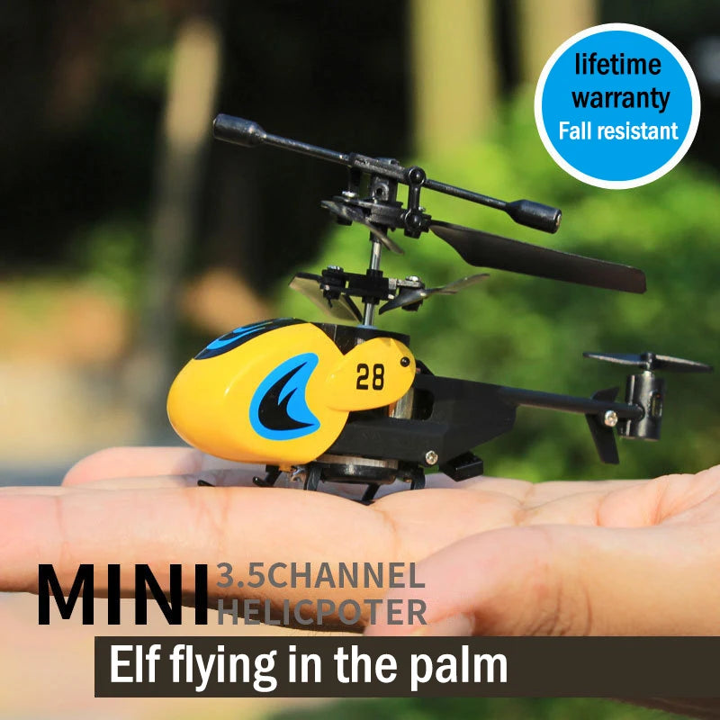 High quality 3.5-channel color mini remote control helicopter anti-collision and drop-resistant drone children's toy