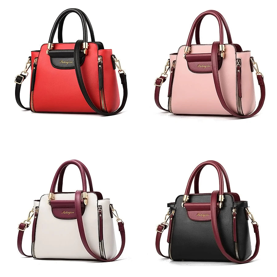 Women's bags 2023 new fashion women's bags hit color hand-held  bag Europeand the United States all-match shoulder messenger bag