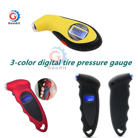 Tire Pressure Gauge Backlight High-precision Digital Tire Pressure Monitoring Car Tyre Air Pressure Gauge Meter LCD Display