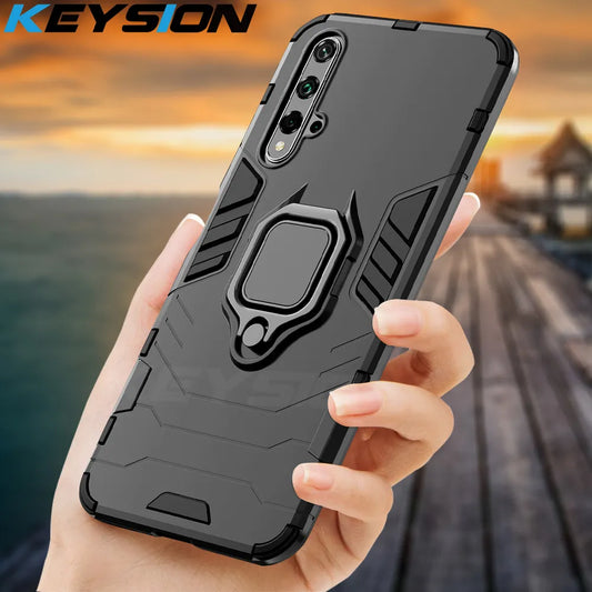 جراب KEYSION المقاوم للصدمات لهاتف Huawei Mate 30 20 Pro P30 P20 lite P Smart Y5 Y6 Y7 Y9 2019، جراب هاتف Honor 20 Pro 10i 10 lite 8a 8X 9X