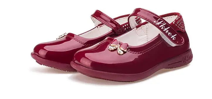 Girl Shoes Kids Shoes Bowknot Chaussure enfant Princess Patent Leather Girls Shoes Children Sneaker shoes kids boy