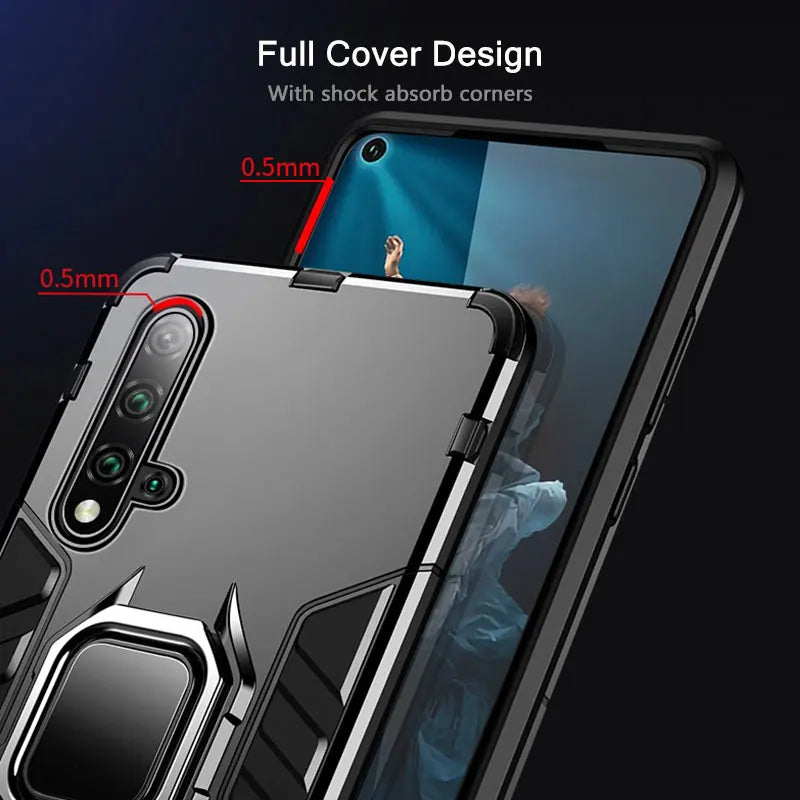 جراب KEYSION المقاوم للصدمات لهاتف Huawei Mate 30 20 Pro P30 P20 lite P Smart Y5 Y6 Y7 Y9 2019، جراب هاتف Honor 20 Pro 10i 10 lite 8a 8X 9X