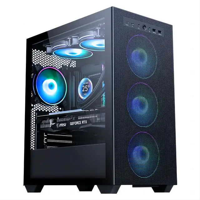 Aotesier Affordable Computer core i9 i7 i5 CPU full set 8G/16G RAM 500GSSD home office gaming pc desktop computer gamers PC GAME