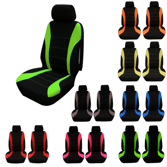 4pcs/set Car seat Cover Protector Seat Comfortable Dustproof Headrest Front Seat Covers