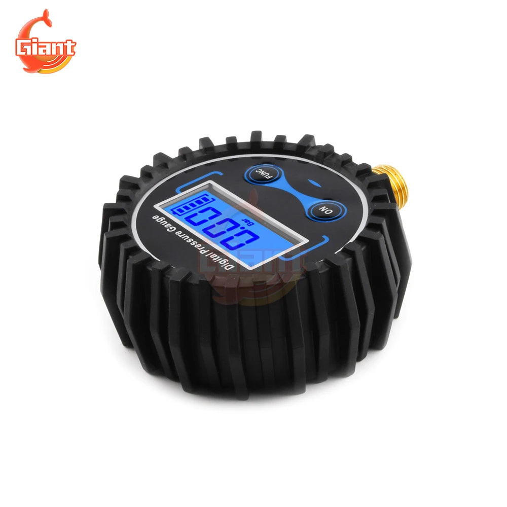 1/4 1/8 200 PSI Digital Tire Pressure Gauge High Accuracy Car Pressure Meter Tester Portable Tire Pressure Monitoring System