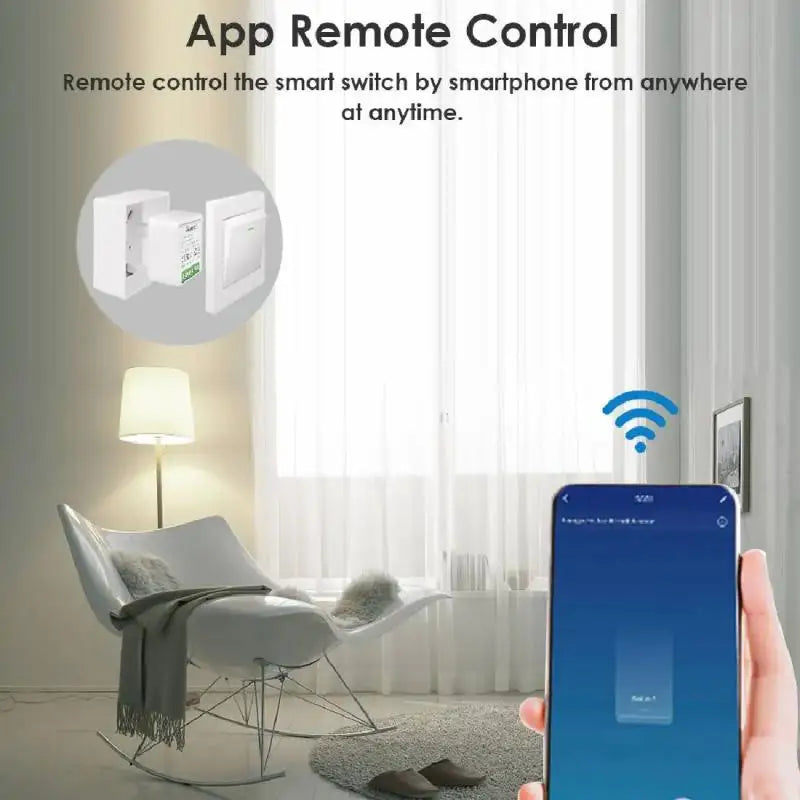 Tuya Wifi Zigbee Switch 1/2/3/4Gang Smart Home Mini Timing Light Switch Module Remote Control Via Smart Life Alexa Google Home