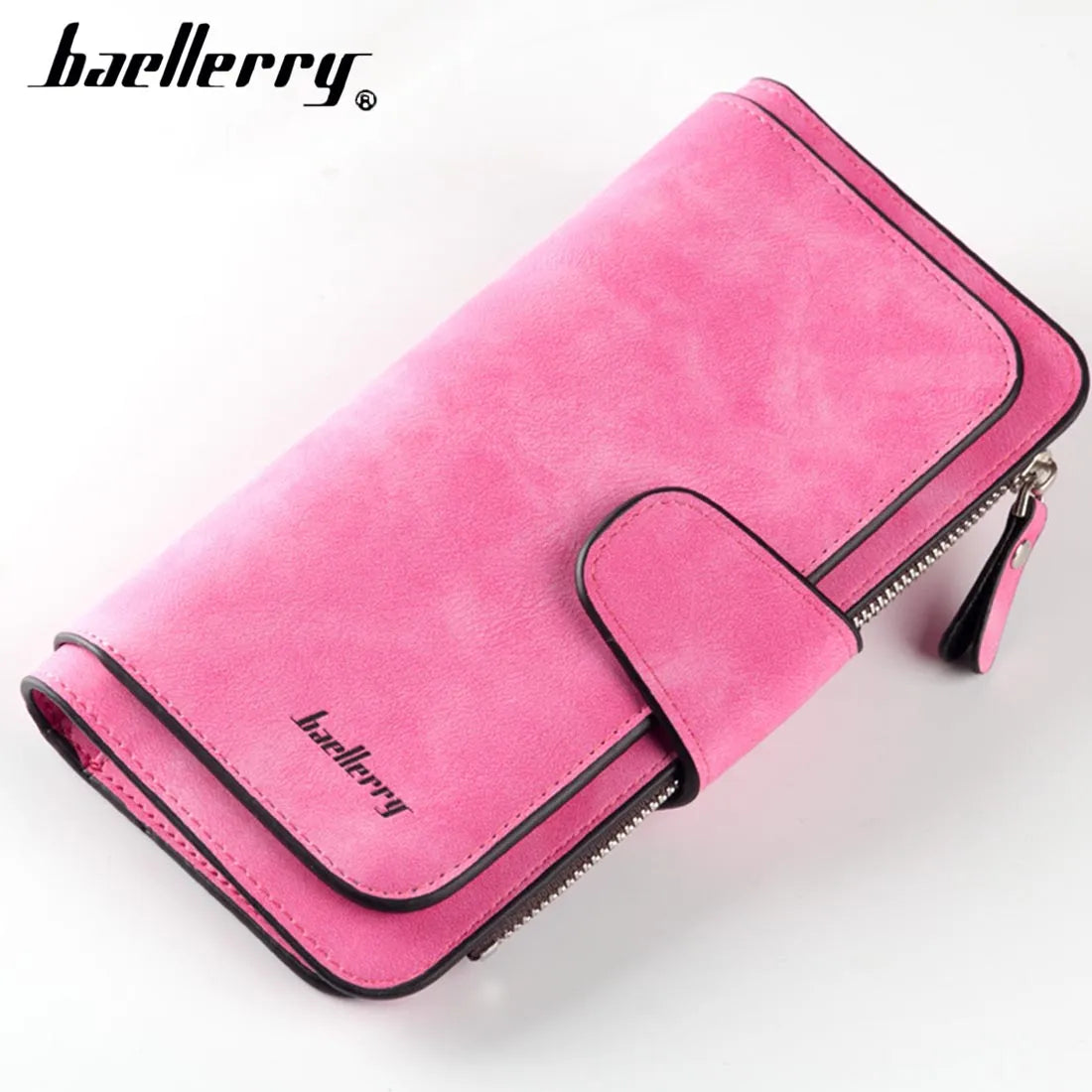 2023 Women Wallets Fashion Long PU Leather Top Quality Card Holder Classic Female Purse  Zipper  Wallet For Women