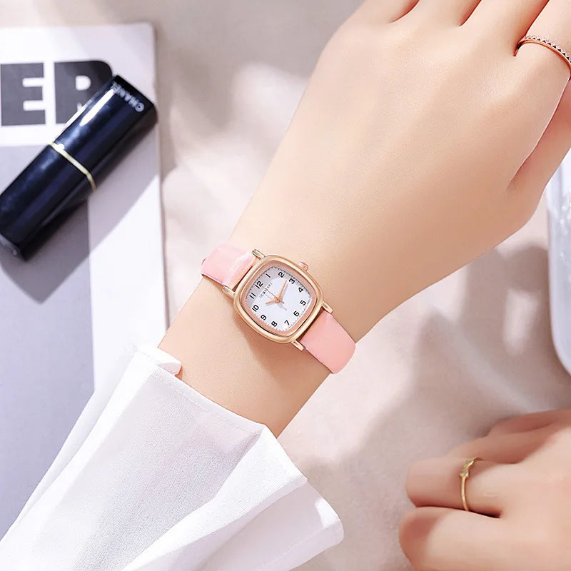 Fashion Watch for Women Thin Strap Small Square Women's Watch Minimalist Digital Quartz Strap Accesorios Para Mujer Montre