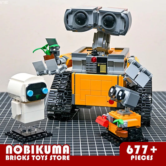 Disney Wall E Robot MOC Bricks Model Cartoon Movie Wall-E Building Blocks Dolls Kids Plastic Toys Adult Children Birthday Gifts