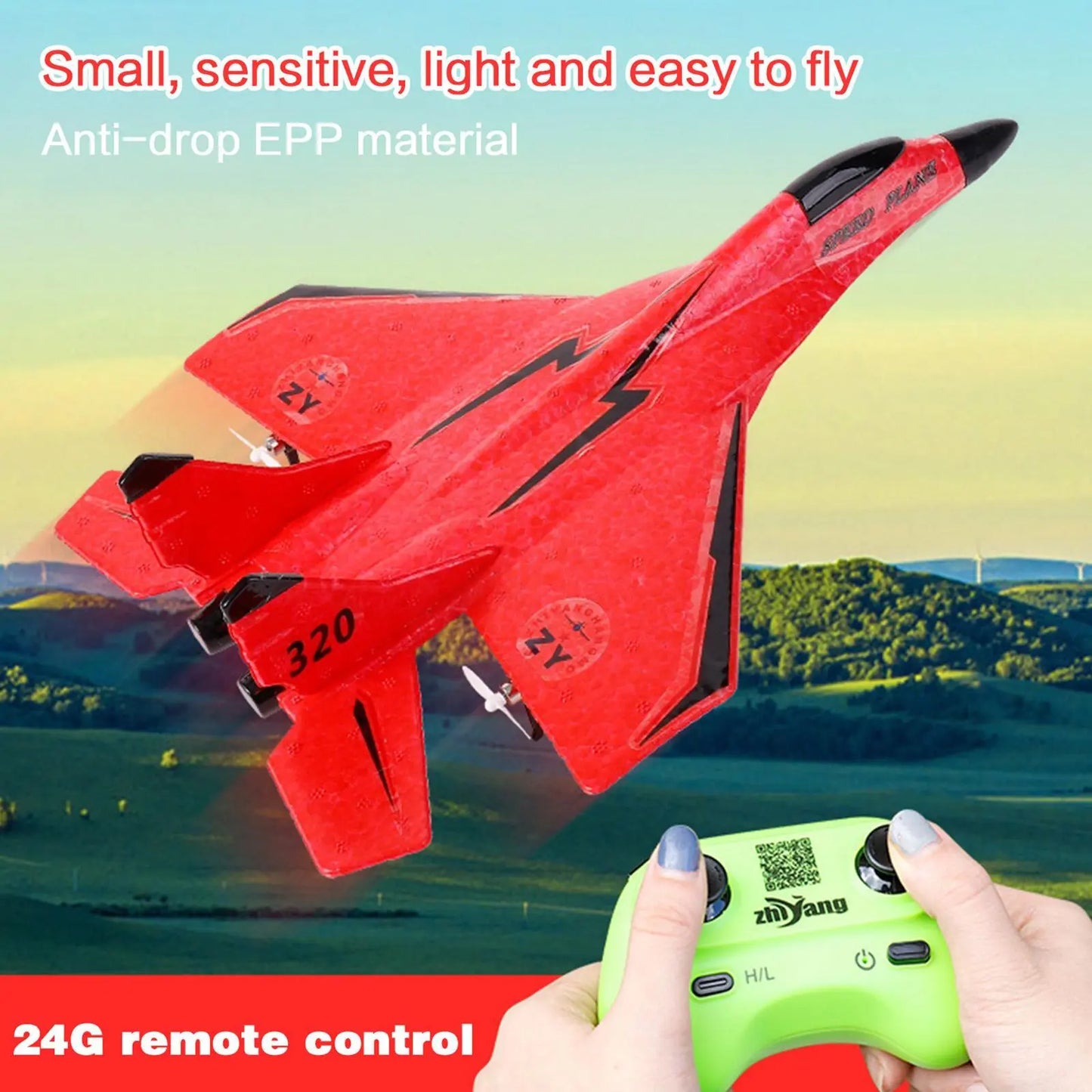 Zy-320 Remote Control Airplane Rc Drone Plane Radio Control Aircraft Flying Model Epp Foam Plane Toy Rc Toys For Kid Gifts