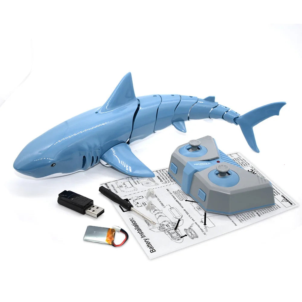 Remote Control Shark Toy Robots RC Animals Electric Sharks Children Kids Toys for Boys Summer Swimming Pool Water Cars Ship Fish