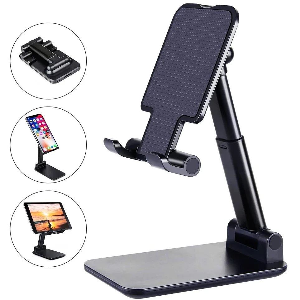 New Desk Mobile Phone Holder Stand Adjustable Desktop Tablet Holder Universal Table Cell Phone Stand