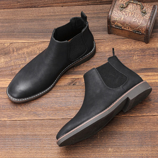 men boots brand comfortable fashion chelsea boots #CL5321