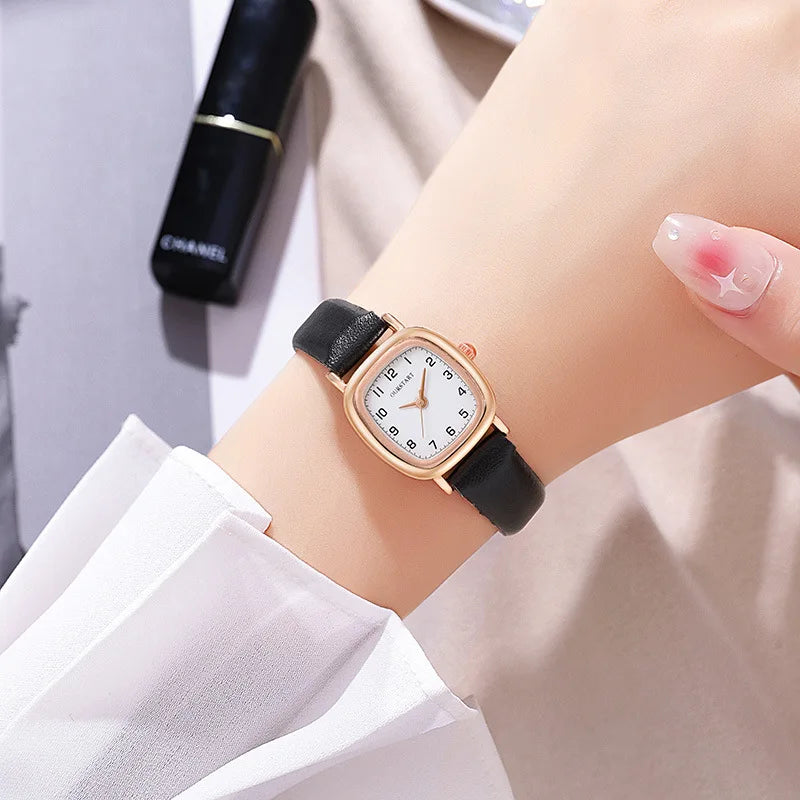 Fashion Watch for Women Thin Strap Small Square Women's Watch Minimalist Digital Quartz Strap Accesorios Para Mujer Montre