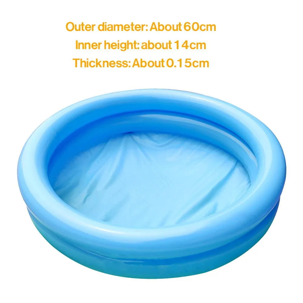 New for 0-3Y Garden Paddling Pool Summer Baby Water Toys Kids Outdoors Sport Inflatable Swimming Pool Round Basin