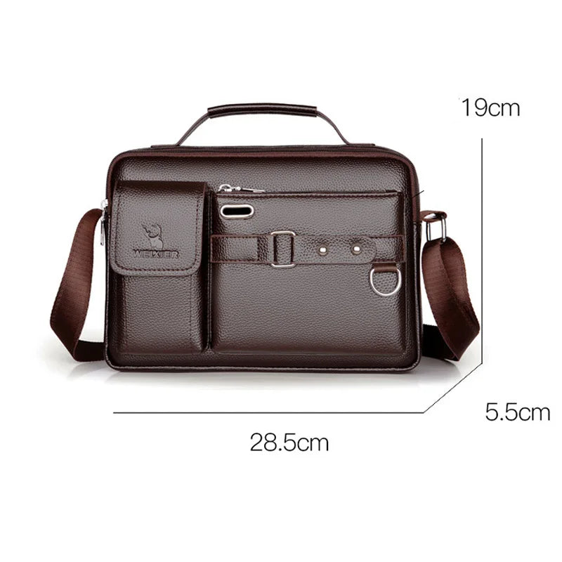 Suitcase Bag Men Leather Women's Briefcase Bag Men's Executive Briefcase in Legitimate Leather Designer Luxury Bags Handbag