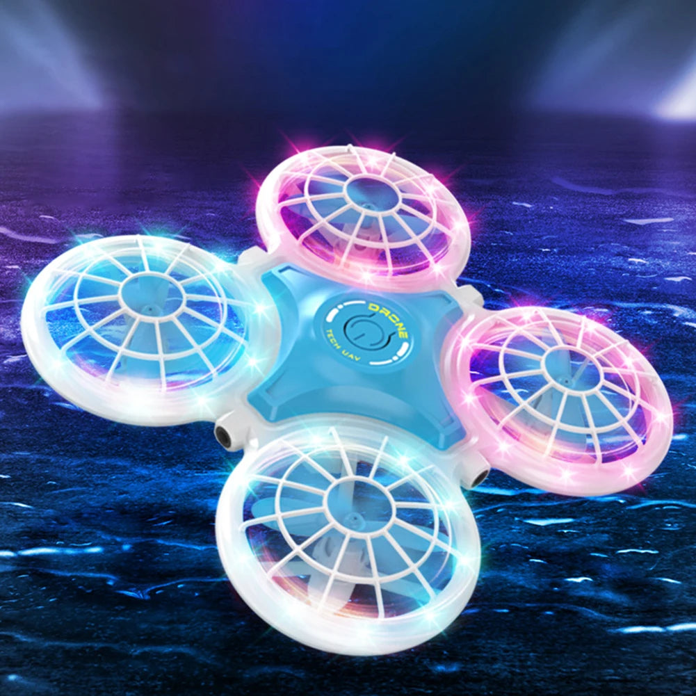 2.4GHz Remote Control Mini Drone For Kids Beginners Four-way Avoiding Obstacles Altitude Hold Rc Quadcopter With Lights