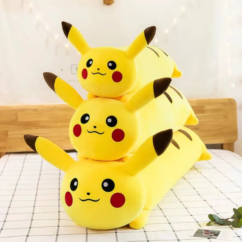 MINISO Pokémon Kawaii 60CM Pikachu Pillow Plush Toy Women's Bed Large Sleeping Pillow Cute Home Peluches Children's Toys Gifts