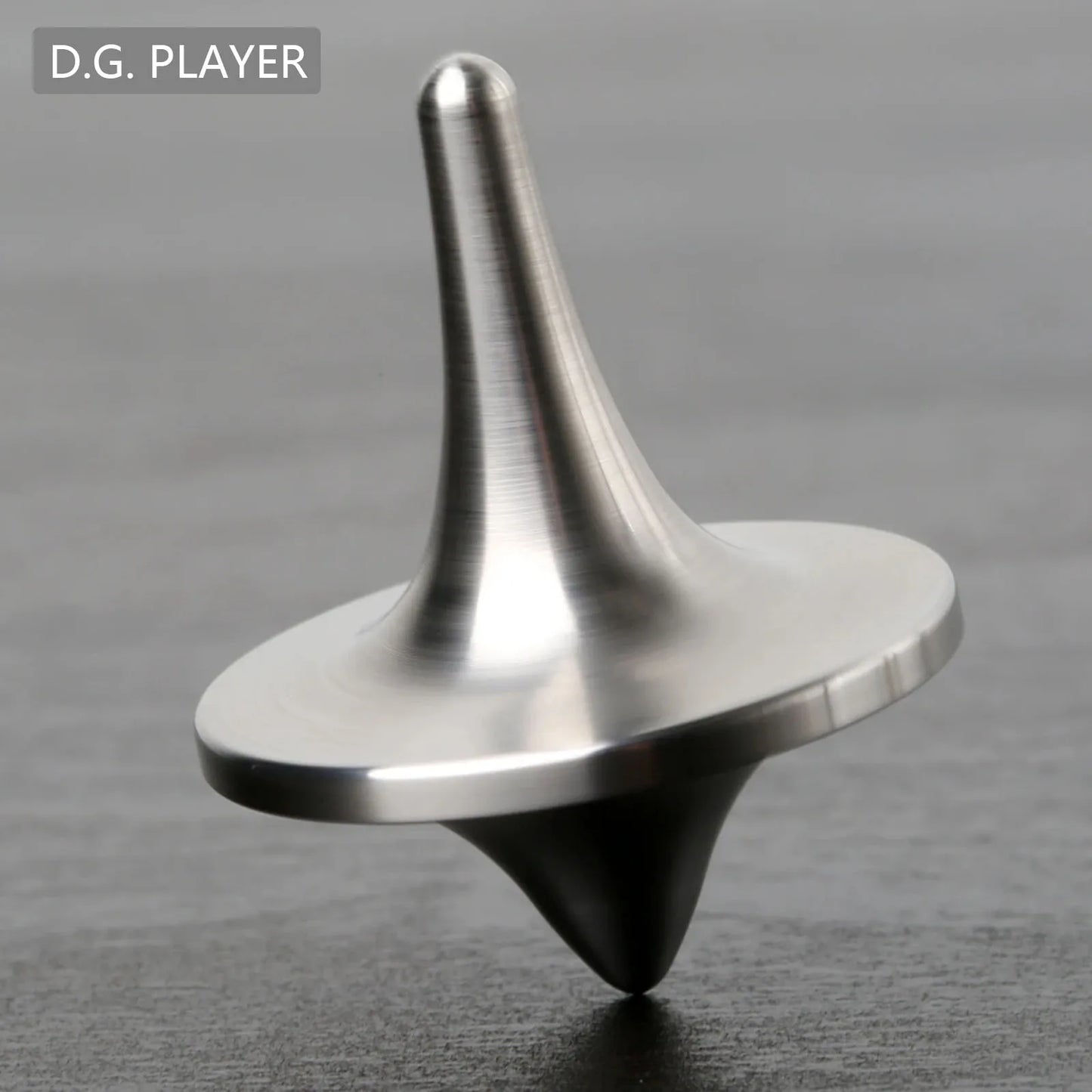 D.G. PLAYER Spinning Top - World Famous Spinning Tops Metal Accurate Spinning Top Long Time Little Fidget Toy Balance