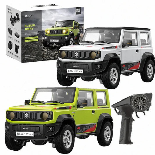 1/16 JIMNY RC Car Rock Crawler LED Light Simulated Sound Off-Road Climbing Truck RTR Full Proportional Models toys for boys