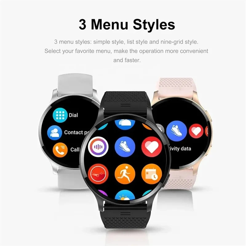 New women's smartwatch Women's Health Heart rate Sleep Monitor HD Bluetooth Call HD screen IP68 waterproof for Huawei Xiaomi