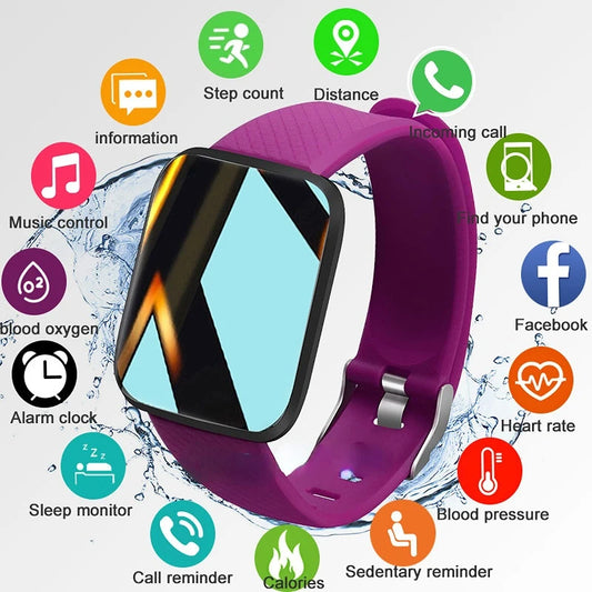 Smart Watch Sports Edition Men Blood Pressure Waterproof Smartwatch Women Heart Rate Monitor Fitness Tracker Watch For Android