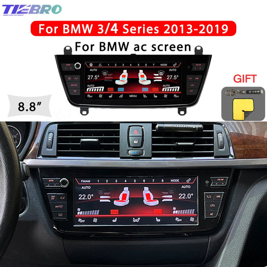 COREYES 8.8" Touch Screen AC Board Air Conditioning Panel For BMW 3 4 Series 2013 2014 2015 2016 2017-2019 IPS AC Car Multimedia