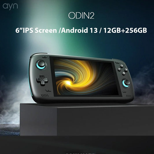 AYN Odin 2 Pro 12GB 256G Android 13 Handheld Game Player 6.0Inch IPS Touch Screen 8GEN2 8000mAh Battery Wifi 7 Bluetooth 5.3