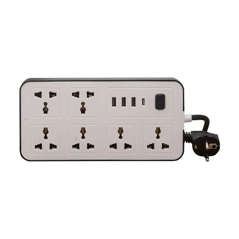 Classic Fashion Universal Power Strip Socket With Extension Cable 2M USB LED EU US UK Plug AC Outlet Multi Network Electrical