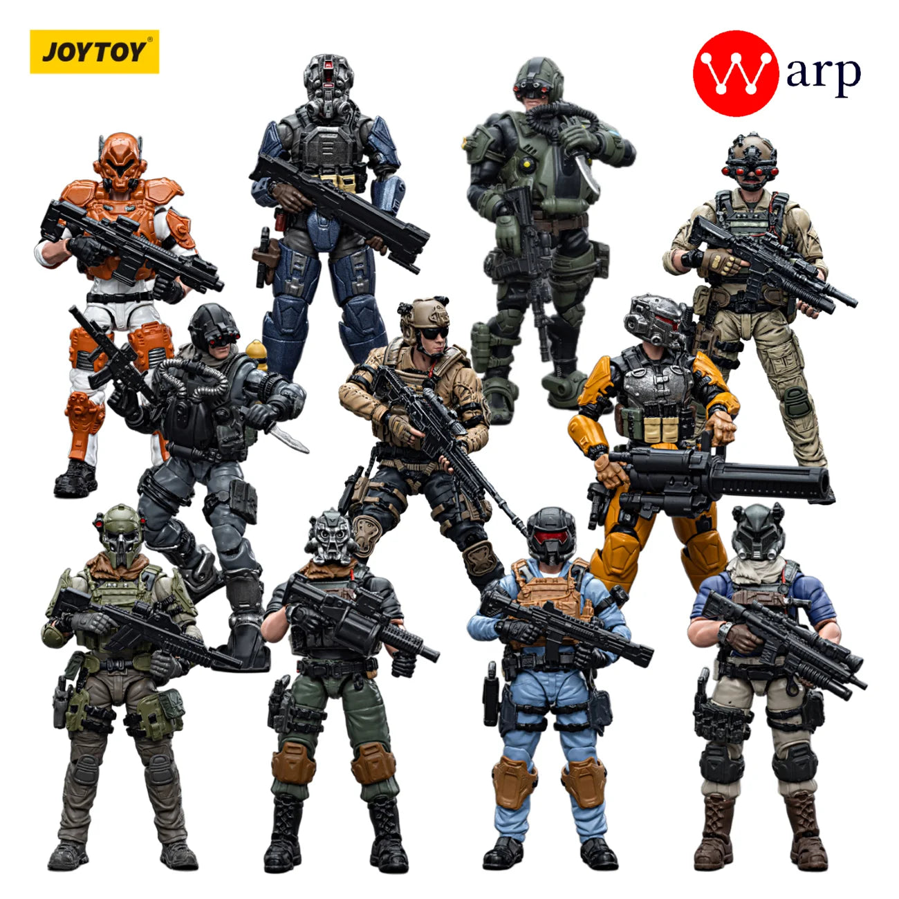 [Pre-Order] JOYTOY Armed Force Soldiers Dark Source 1/18 Action Figures Yearly Army Builder Promotion Pack Anime Military Model