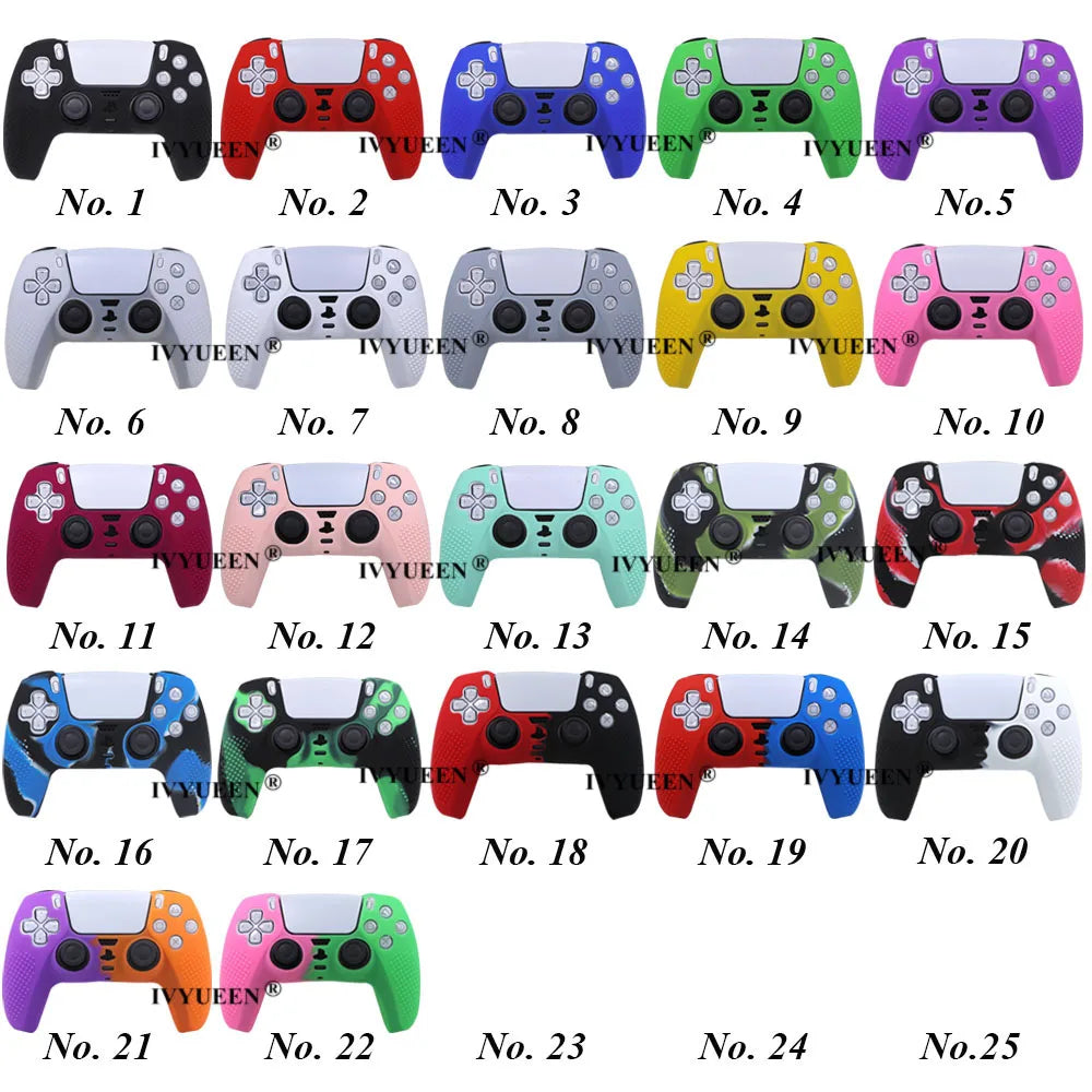 3D Studded Edition Anti-Slip Protective Skin for PlayStation 5 PS5 Controller Silicone Case Thumb Grips for Dualsense Soft Cover