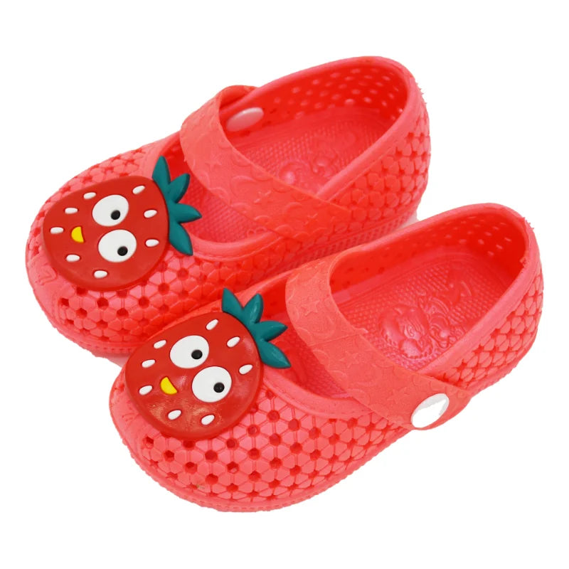 Baby Sandals First Walkers Summer Hollow Out Baby Girl Shoes Non Slip Soft Sole Toddler Shoes Indoor Waterproof Beach Sandals