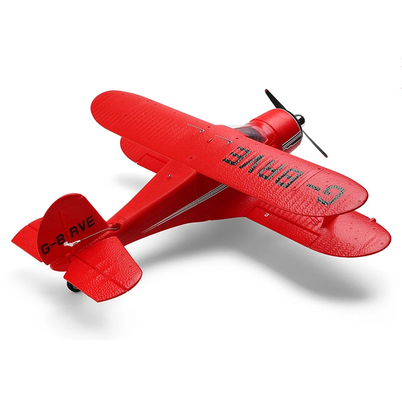 2023 New WLtoys A300-Beech D17S RC Airplane RTF EPP 4CH Biplane Brushless Motor With LED 3D/6G Gyro Version Mode1/Mode2 Swith