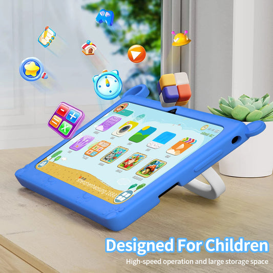 7 Inch 5G WiFi Android Learning Education Tablets Quad Core 4GB RAM 64GB ROM Dual Cameras Bluetooth Children's Gifts Tablet