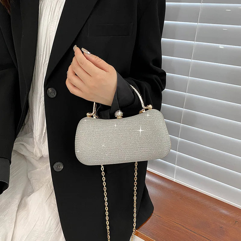 Cute Small PVC Shoulder Crossbody Bags for Women Hit Luxury Party Evening Handbags and Purses Female Travel Clutch