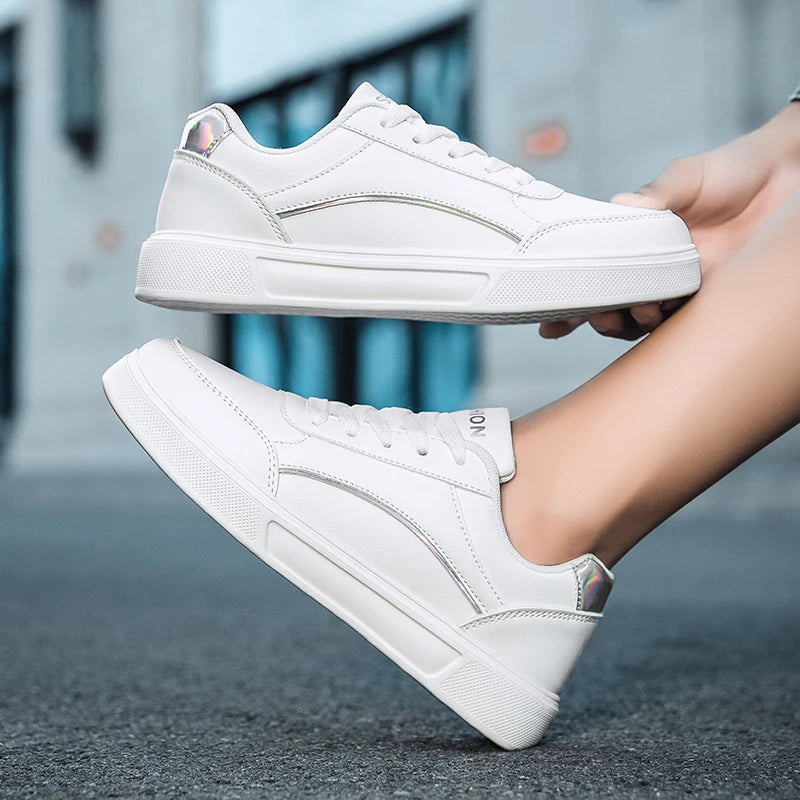 Women's Campus Little White Shoes Fashion Trend Board Sneakers