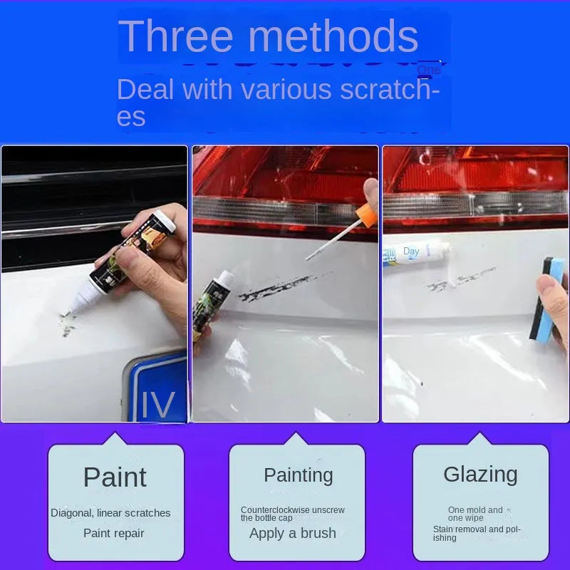 قلم طلاء السيارة، قطعة أثرية لإصلاح خدوش طلاء السيارة من فرك الطلاء، شمع إصلاح الطلاء، قطع غيار السيارات