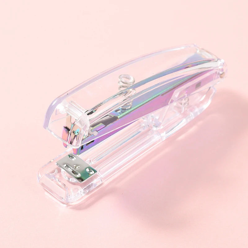 Acrylic Transparent Stapler Office Supplies Storage Document Binding Machine