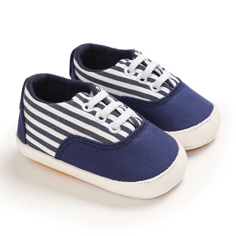 Neonatal Multicolor Canvas Shoes Fashion Men's and Women's Sports Shoes Baby Popular Rubber Soles New Baby Casual Shoes